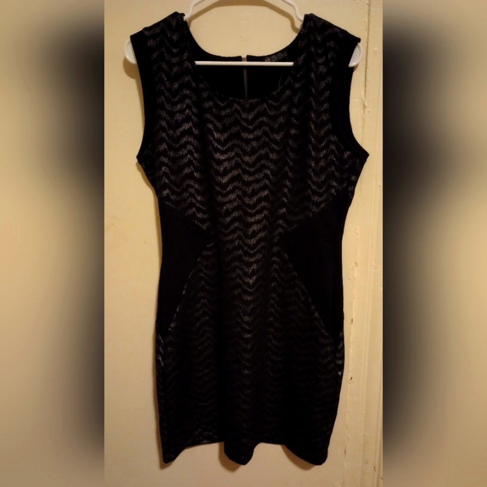 Black/Silver Casual dress